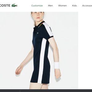 Lacoste Sport  mini dress sz 36